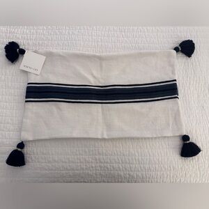 NWT - Serena & Lily Addie Stripe Tassel Pillow